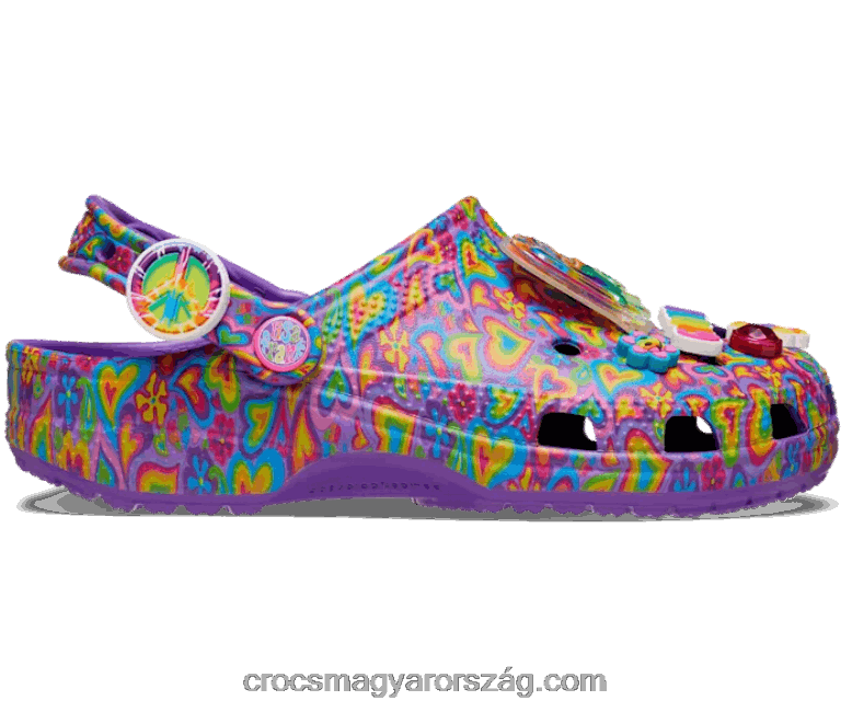 nők klasszikus lisa frank klumpa Crocs neonlila/multi 00XTV207 nők klasszikus lisa frank klumpa Crocs neonlila/multi 00XTV207