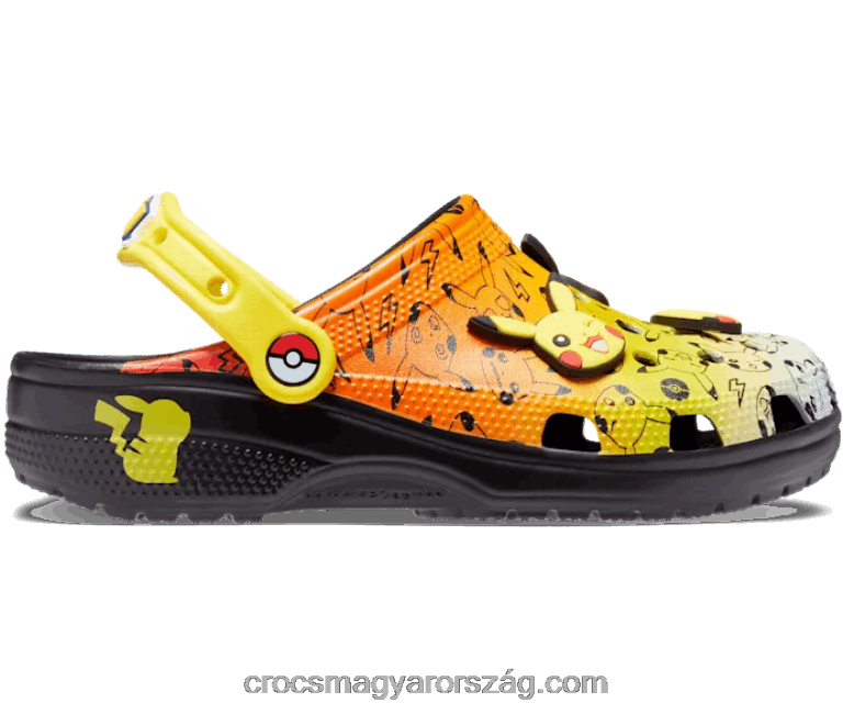 nők klasszikus pokémon klumpa Crocs fekete/multi 00XTV215 nők klasszikus pokémon klumpa Crocs fekete/multi 00XTV215